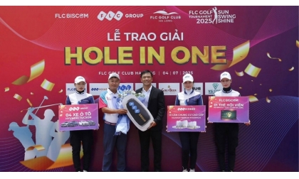  FLC 하롱의 속보 – 수십억 원 상당의 HIO, 골퍼 **팜 반 크엉(PHAM VAN KHUONG)**의 이름을 울리다!